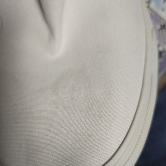 Vans White Slip-On Sneakers - Picture 3 of 9